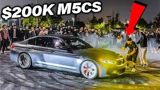 BMW CARMEET TURNS INTO HUGE TAKEOVER!!!