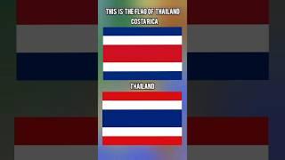 Flags Of Costa Rica And Thailand #flag #costarica #thailand #facts #flagsofcountries #flags