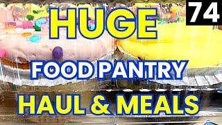 FRUGAL LIVING - Food Pantry Haul 2024 - Frugal Living Food Haul - FOOD BANK - Food Pantry Haul Video