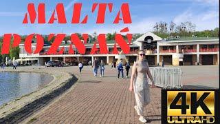 Malta Poznań - Spacer przy jeziorze maltańskim (gimbal walking tour 4k 60fps)