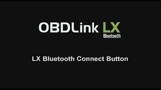 OBDLink LX Bluetooth Connect Button Push