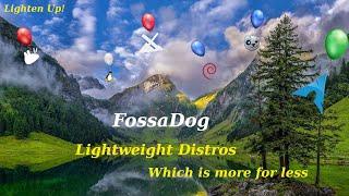 Lightweight Distros Under 900MB FossaDog Linux