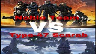 A mod where NOBLE TEAM fights a SCARAB in Halo: Reach