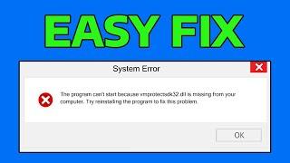 How To Fix Vmprotectsdk32.dll is Missing Error in Windows