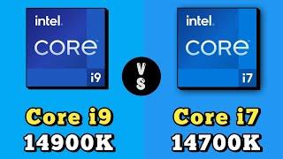 Core i9 14900K vs Core i7 14700K Processor  || Intel Core-i9 14900K vs Intel Core-i7 14700K