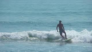 Surfing a Josh Martin 7'11 Fish