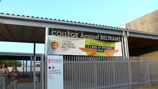 Luçon :  Une rentrée des classes marquée par l’ouverture du nouveau collège Arnaud Beltrame.