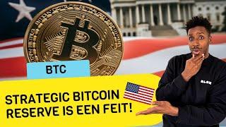 AMERIKA KIEST BITCOIN ALS RESERVE | DE EERSTE White house Crypto summit| Crypto nieuws vandaag