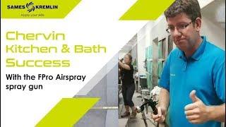 FPro Airspray spray gun success at CHERVIN Kitchen & Bath | Sames