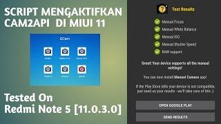Cara Mengaktifkan Cam2Api MIUI 11 Lewat Build Prop || Redmi Note 5