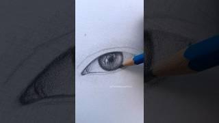 Easiest Eye Drawing Tutorial ️ #shorts