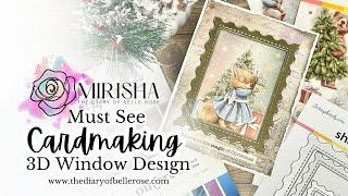 Must-See Cardmaking: Stunning Rub-Ons & 3D Window Design!