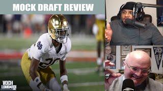  Bryan Broaddus & Voch do a mock draft review and evaluate the 12th slot