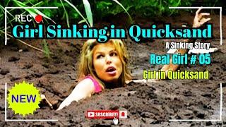 Urgent Rescue Needed: Young Girl Sinking in Quicksand-Help Needed Fast!#survival#adventure#quicksand