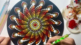 Dot Mandala SPIRAL 3D design Step by Step