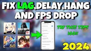 How to FIX LAG in MOBILE LEGENDS 2024!! (Reduce Lag)