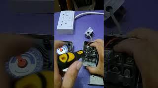 How to install manual Timer for air-conditioned