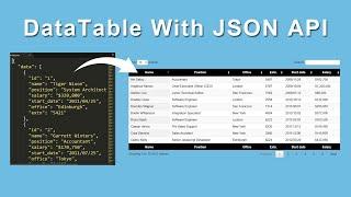 jQuery Data Table With JSON Data API | Invention Tricks