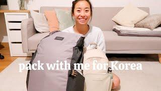 SOUTH KOREA  | What I pack for 3 weeks of backpacking in South Korea!