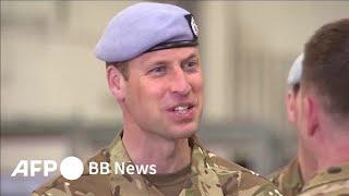 英国のウィリアム皇太子、陸軍航空隊大佐に チャールズ国王から引継ぎ（2024年5月撮影）
