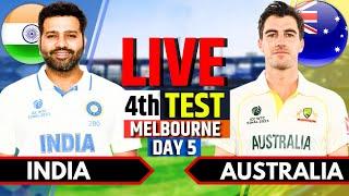 India vs Australia, 4th Test, Day 5 | IND vs AUS Live Match | Live Cricket Match Today, 3rd Session