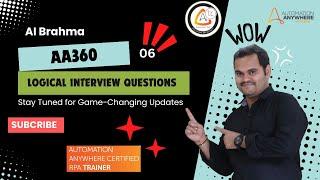 Logical Interview Questions 06 | Number Sign Checker | Automation Anywhere 360 | AI Brahma