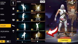 COMO COMPRAR EMOTES COM OURO NA LOJA DO FREE FIRE!! NOVA ATUALIZAÇÃO!!