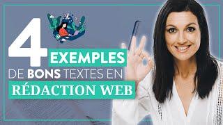 4 EXEMPLES de BONS TEXTES en RÉDACTION WEB