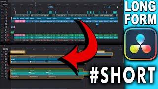 How I Make SHORTS (TikTok's) from Long Form Content in DAVINCI RESOLVE 18 | Workflow, Tips & Tricks!