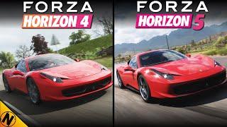 Forza Horizon 5 vs Forza Horizon 4 | Direct Comparison