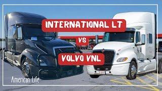 Сравнение Траков International LT и VOLVO | Дальнобой на Траке в Америке