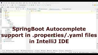 Spring Boot Autocomplete Support in .properties/.yaml file in IntelliJ IDE | IntelliJ Tips & Tricks