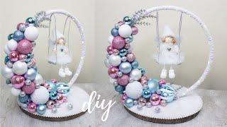 МК Невероятно красивый НОВОГОДНИЙ ДЕКОР своими руками  DIY Christmas Decorations HANDMADE