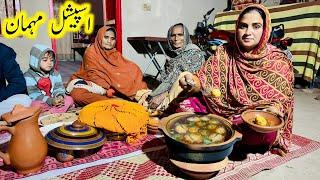 Aj pehlu dafa meri dadi jaan mujhe new ghr ki mubark deny ayi/village traditional food(respie)kishwa