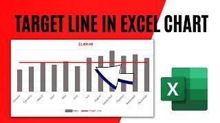 How to Add Target Line in an Excel Chart