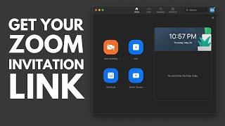 Zoom - How to get/create your Zoom Meeting link to invite others