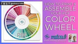 How To Print & Assemble Your PDF Color Wheel