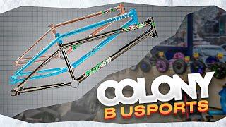 COLONY BMX в USPORTS. Обзор рам M8, Sweet tooth и других запчастей бренда.