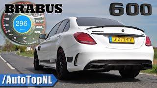 BRABUS 600 AMG C63 S | 100-200 Acceleration POV & Akrapovic SOUND by AutoTopNL