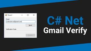 Gmail verification in C# .Net