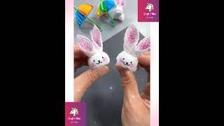 Tissue Paper Rabbit  DIY  Kids Craft  Tissue Paper Craft  Tissue Paper Bunny Craft  Paper Craft