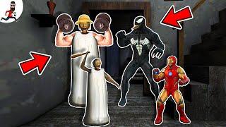 Granny vs Superheroes (Venom, Iron man) ► funny animation granny horror parody