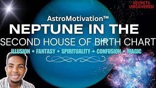 Neptune in 2nd House of Birth Chart! Spiritual Values & Magical Means of Making  #astrology