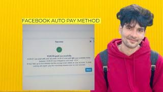 FACEBOOK Auto Pay Update AMEX BIN METHOD No Verification Required