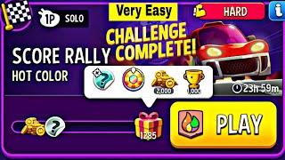 hot color score rally very easy challenge | match masters | hot color solo today