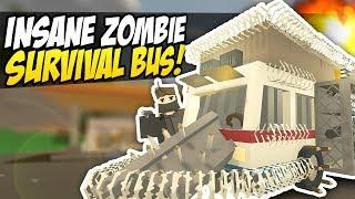 INSANE ZOMBIE SURVIVAL BUS - Unturned Custom Vehicle | Zombie Apocalypse!