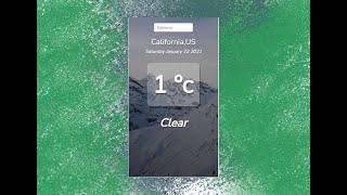 Weather App with Vuejs and Laravel