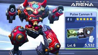 First Time on the Channel!  Tengu + Pulse Cannon — Feel the Power of Assault Weapons!  Mech Arena