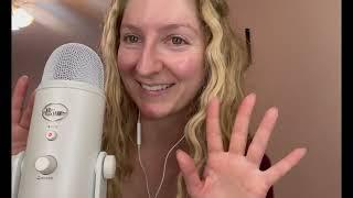 First Time Using A Blue Yeti Mic, Close Up Whispering and Mic Brushing : ASMR