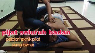 pijat urut tradisional seluruh badan bagian 1#full body massage